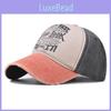 Vintage Washed Cotton Washed Print Baseball Cap Wholesale Adjustable Size