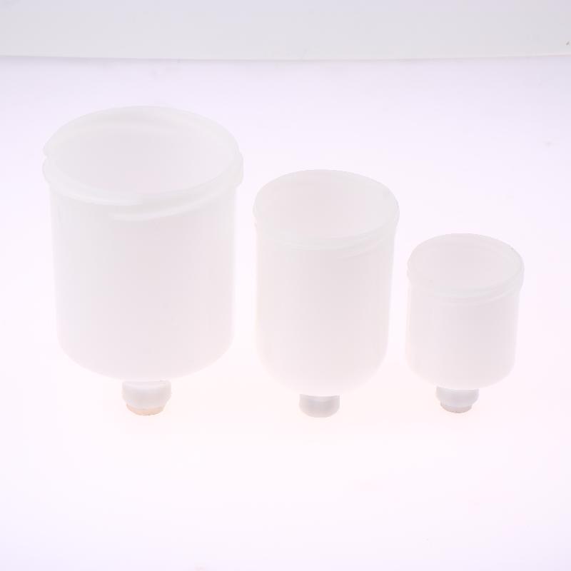 125/250/600Ml Plastic Spray Paint Cup Sprayer Cup Air Gravity Feed Paint Spray Pot Thread Connector For Spray Gun Parts