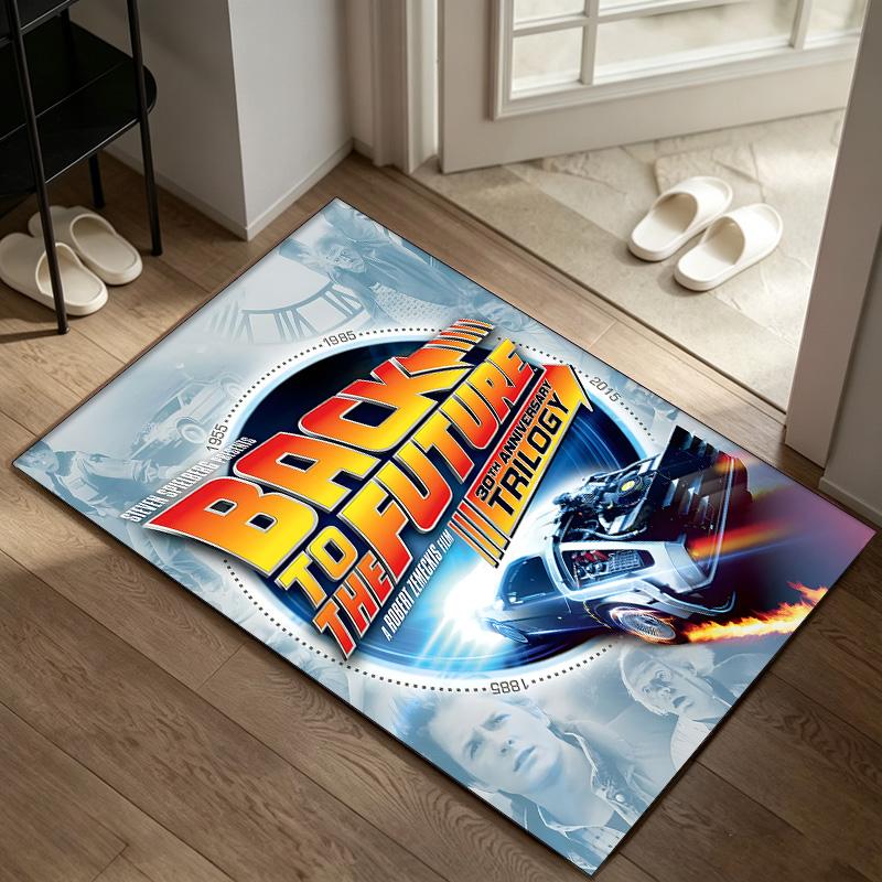 Back To the Future Carpet Non-slip Indoor Mat Suitable for Office Chair Living Room Computer Desk Decorative Home Office Carpet Polyester Fiber Mat 8