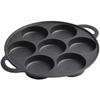 Cast Iron Hole Egg Pan Nonstick Breakfast Cooking Tool For Home Use