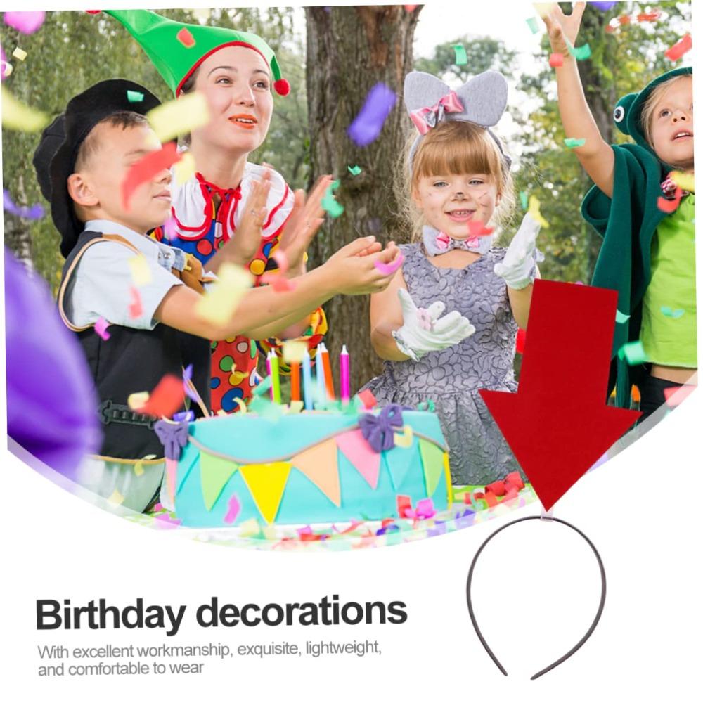 Creative 8.6inch Hairband Arrow WiFi Question Mark Hair Band Love Funny Props Headdress Birthday