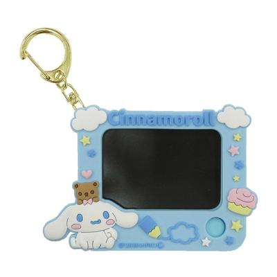 Einzigartige Sanrio-Charaktere Cinnamoroll Zeichen-Mini-Tafel, ABS-Material, Abwischbar, Pädagogisches Spielzeug für Kinder, Ca.. T1,3 x B9,6 x H6,5cm (SR-0111CR)
