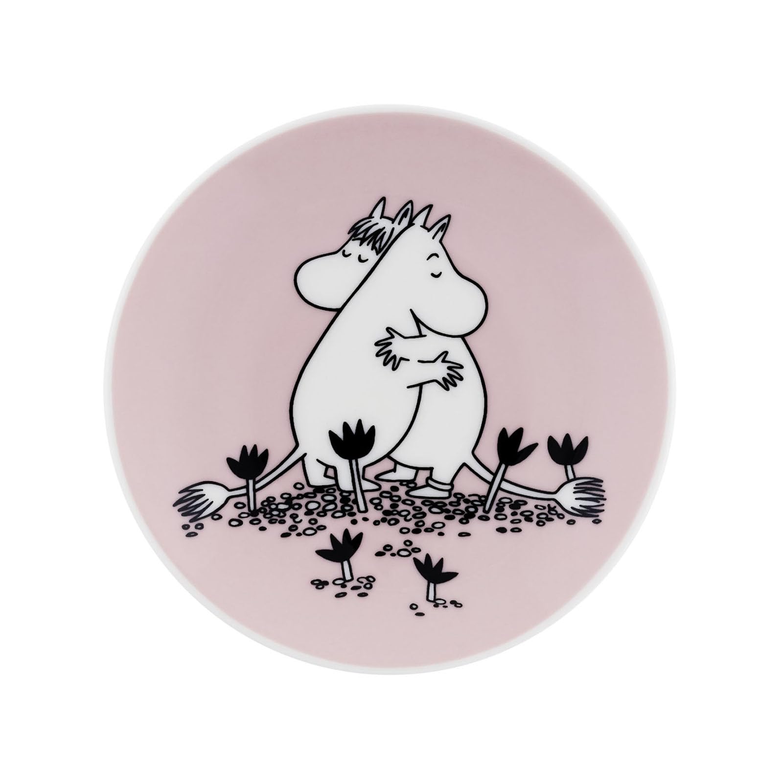 

Moomin by Arabia Classic Mini Pink [Officially Imported] Plate, 10.5cm, Love, розовый