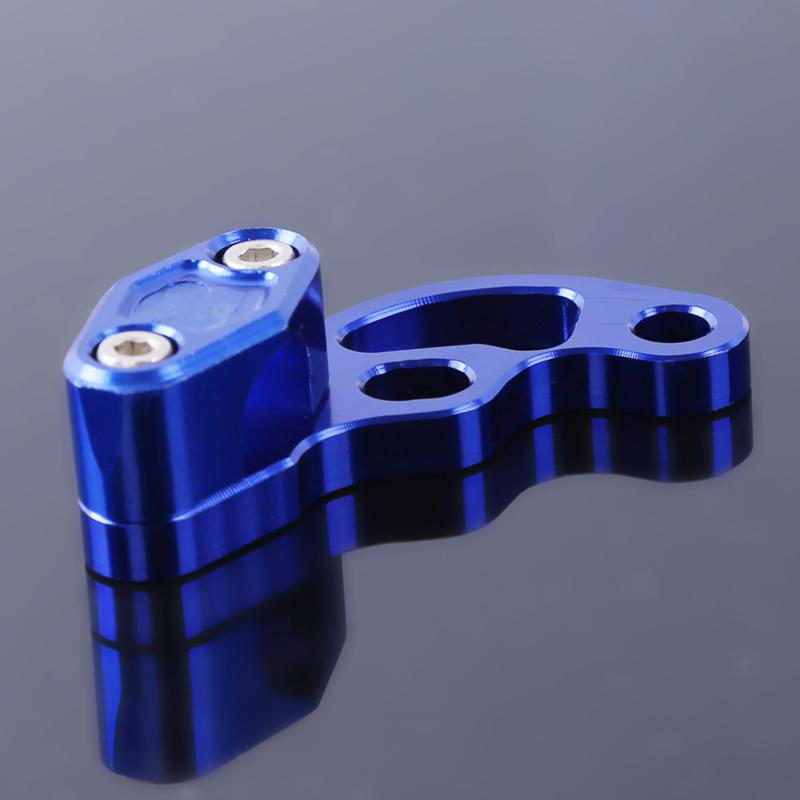 Universal Aluminium Motorrad Ölleitung Kabelklemme Bremsleitung Schlauchschellen Passend für Dirt Bike ATV Schwarz/Rot/Blau/Silber/Gold