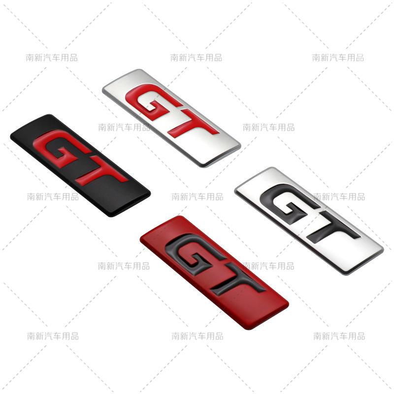 GT Car Stickers for Kia, Peugeot and Hyundai Modified Metal Car Stickers