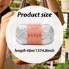 Metallic Shiny Yarn Crochet Bulky T Shirt for Headband Pillow DIY Craft