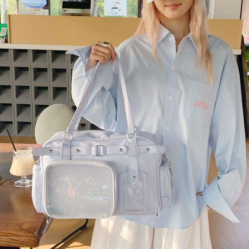 New Japanese Bow College Style JK Girl Uniform Bag Two-dimensional Shoulder Messenger Bag Hand Carrying Baby Bag