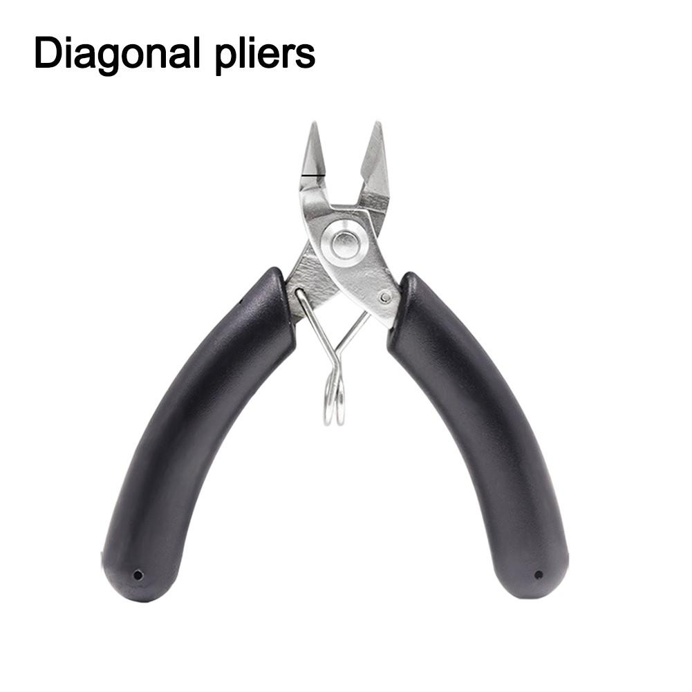 Mini Pliers Diagonal Pliers Round Bent Needle Nose Pliers For DIY Small Jewelry Diagonal Pliers