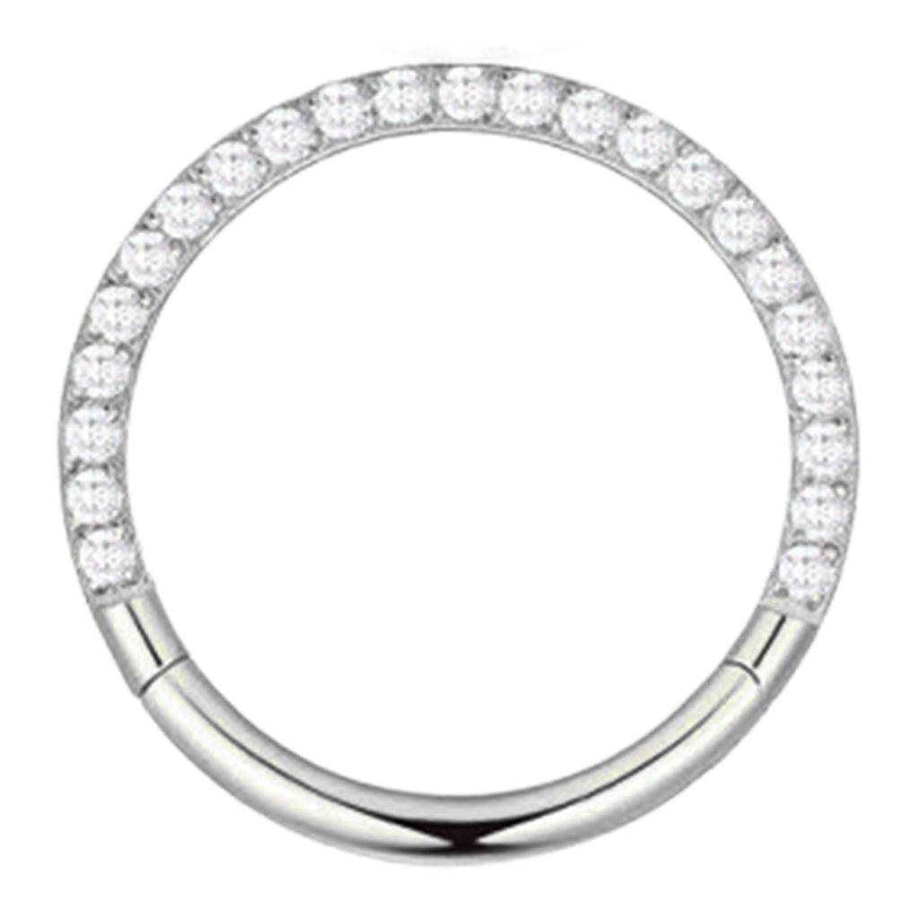 Nose Hoop 3 Piercing Nose Hoop Zirconia Decoration Skin Friendly Exquisite Jewelry