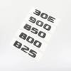 Glossy Black Letters B25 30E 900 850 800 700 ABS Emblem for Mercedes Benz Brabus E W212 W213 Car Trunk Badge Logo Sticker OG7 