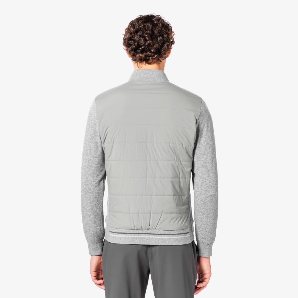 Lacoste Men's Golf Tipping Hybrid Full-Zip Sweater AH922E-55NCCA