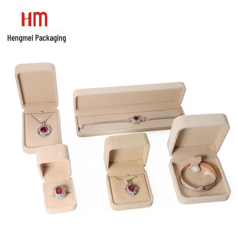 Velvet Jewelry Box for Rings, Necklaces, Earrings, Pendants, and Bracelets