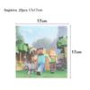 51pcs Miner Birthday Party Supplies Include Table Cloth, Plates, Napkins, Cups