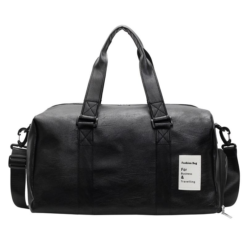 

New Hand-carry Travel Bag Men s Backpack Business Trip Luggage Bag Travel Duffel Bag Clothes Shoe Compartment Gym Bag Women s чорний