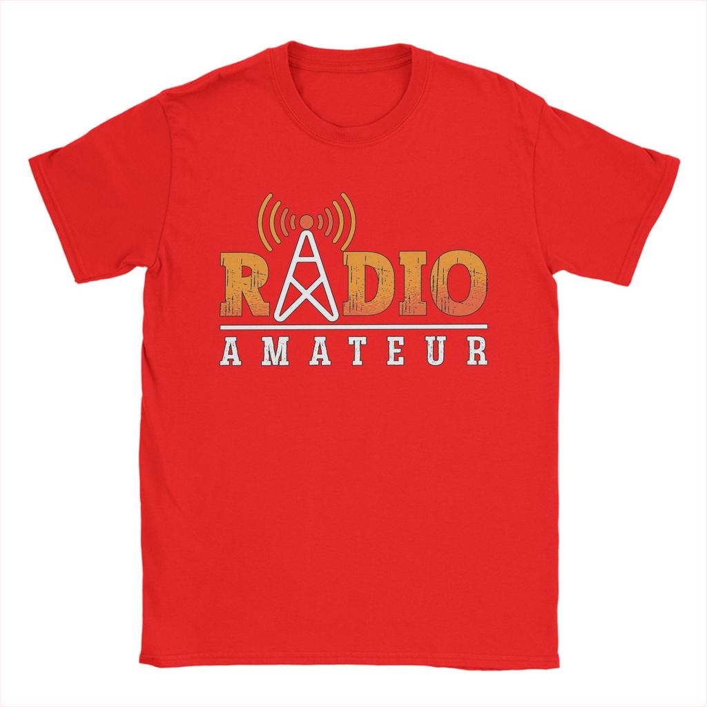 Ham Radio Amateur TShirt Summer Novelty T Shirts Unisex Cotton Round Neck Plus Size XL Clothes Short Sleeves YK Funny Tshirt