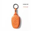 Lynk&Co 03 Suede Key Case: Elegant Unisex Protective Cover with Pendant and Buckle.