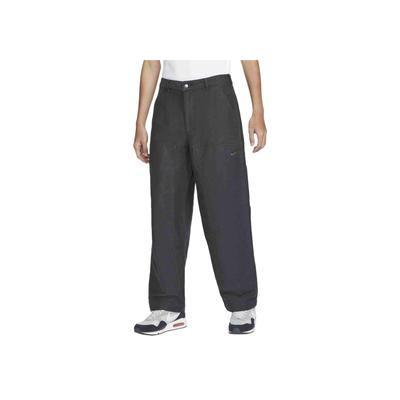 Life Double-Knee Solid Color Fashion Simple Zipper Casual Pants Men Pants Coal-Black FZ0131-060