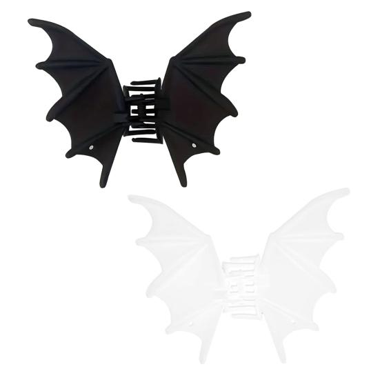 Dámská sponka do vlasů Halloweenský tvar netopýra Žraločí skřipcová spona Protiskluzové zuby Kovové uchopovací spony Vlasové doplňky