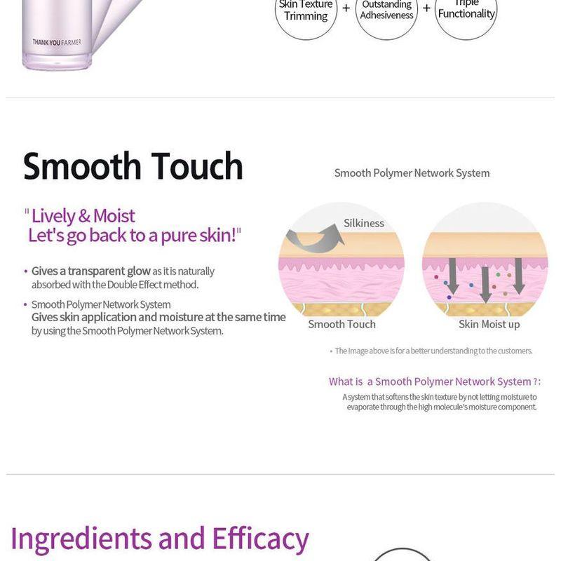 THANK YOU FARMER - Be Beautiful Pure Make Up Base SPF30 PA++ 40ml (Purple)