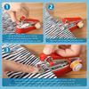 Handheld Sewing Machine Clothes Fabrics Sewing Accessories DIY Home Mini Manual Stitch Needlework Machine Sewing Tool Supplies