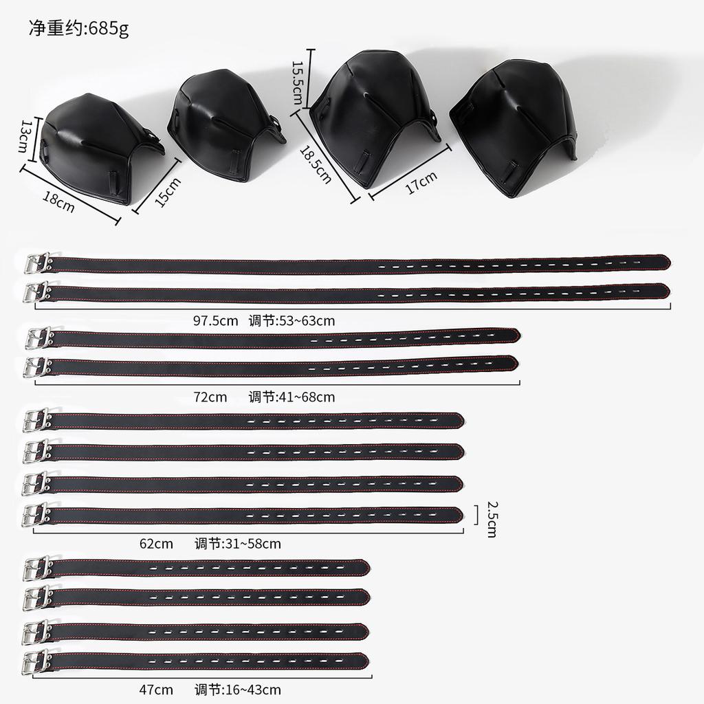 Erotic Kneel Down Sm Prop Set Dog Slave Alternative Men and Women with Sex Belt Binding Restraint Rack Bondage Sex Toys Kits