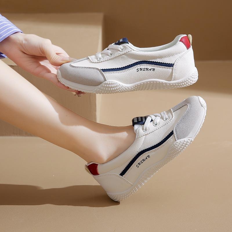 Autumn New Breathable Little White Shoes Schoolgirl Ins Versatile Casual Sports Board Shoes 1