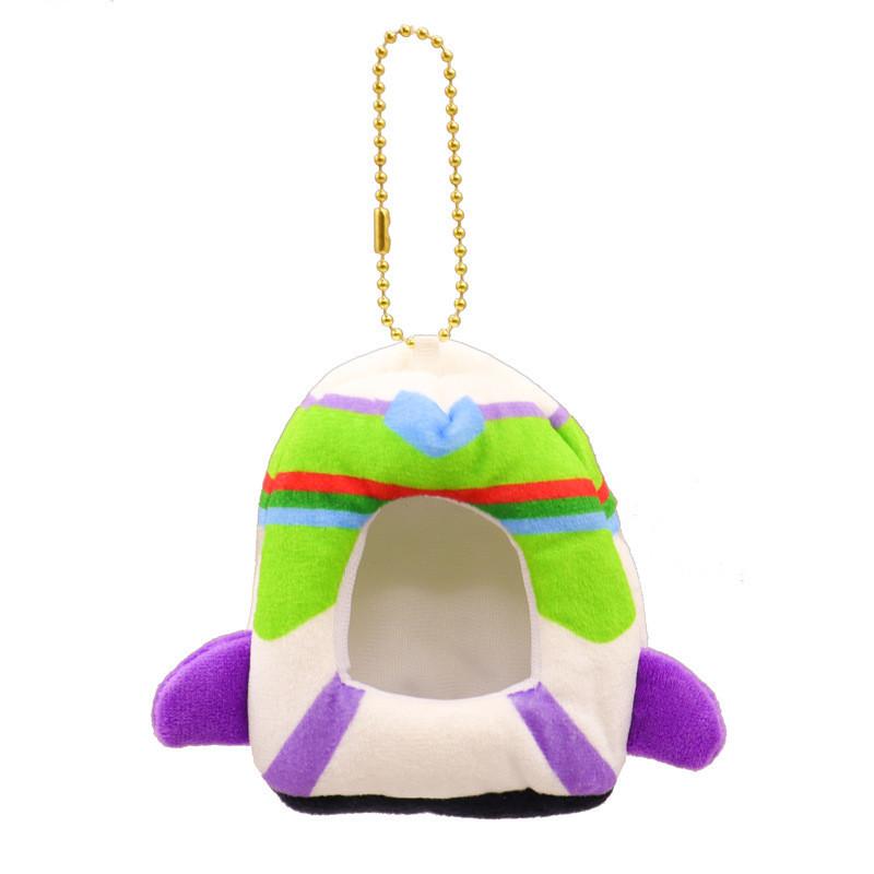 New Japanese Style Toy Story Woody Buzz Winnie Plush Cartoon Toy Keychains Buzz Rocket