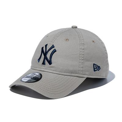9TWENTY Low MLB NY 920 Washed Neyyan PBL Size Cap, Pebble/Navy, NVY, 25J, M/L