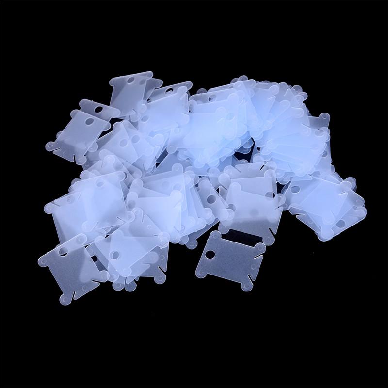 100Pcs/Set Embroidery Floss Craft Diy Thread Bobbin Cross Stitch Storage Holder