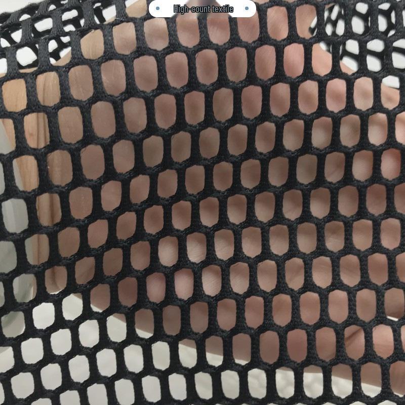 Large Hole Double-Sided Hexagonal Mesh Fabric for Fashion Bags and Shoes