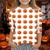 Kids Halloween 3/4 Sleeve T-Shirt for Boys and Girls
