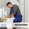 Toilet Floor S And Caps Kit Durable Multipurpose Toilet Cover Set Wear-Resistant S Nut Cover Set Toilet Floor S Caps Set For