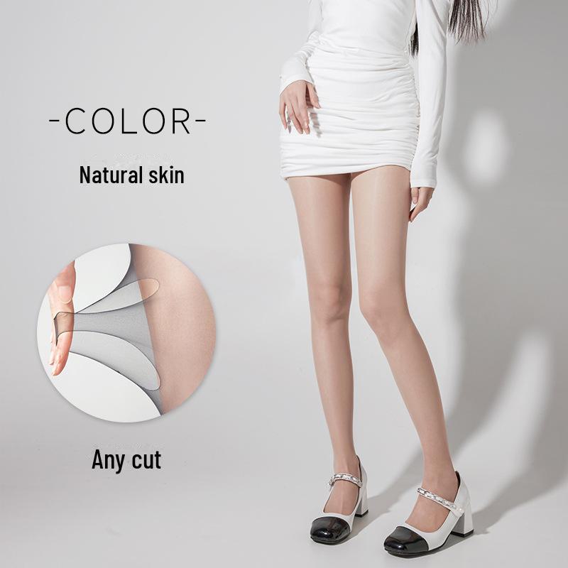 Autumn Women's Sheer Black Anti-Snag Pantyhose - Durable & Sexy for a Bare Legs Look