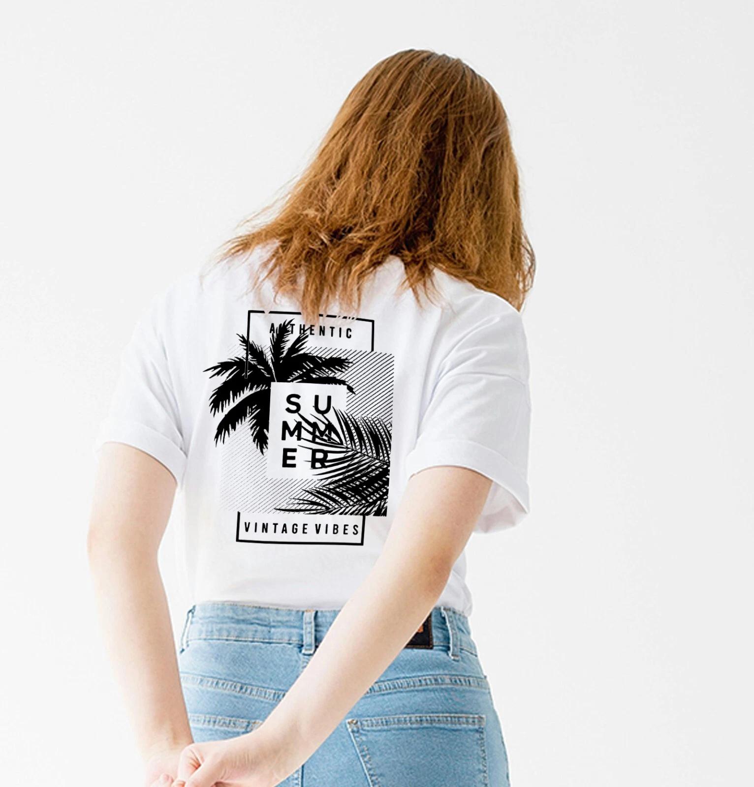 Unisex Slim Fit T-Shirt - Vintage Vibes Original Summer Crewneck Slim Fit S