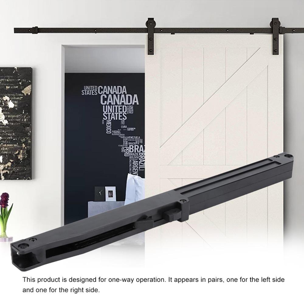 Black Barn Door Buffer Adjustable Door Slide Damper Smooth Sliding Barn Door Damper  Drawer