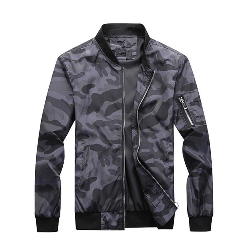 Kurtka męska wiosenno-jesienna w kamuflażu Slim Fit Casual Teen Men's Jacket Casual Jacket