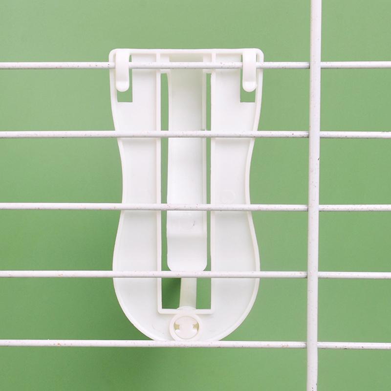 Bird Veggie Clip Holder Easy Install Chew Toy Parrot Cage Accessories Carrot Leafy Greens Feeder Durable Plastic Bird Supplies