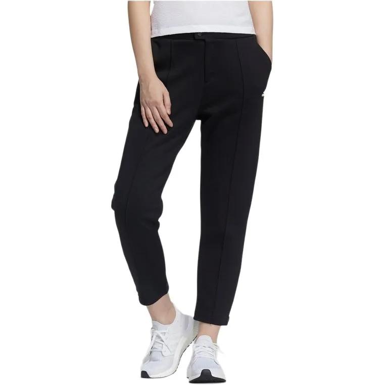 Adidas Knitted Sweatpants Women's Black Moderate Straight Fit Pants (Unisex) Knitted Sweatpants GP0698