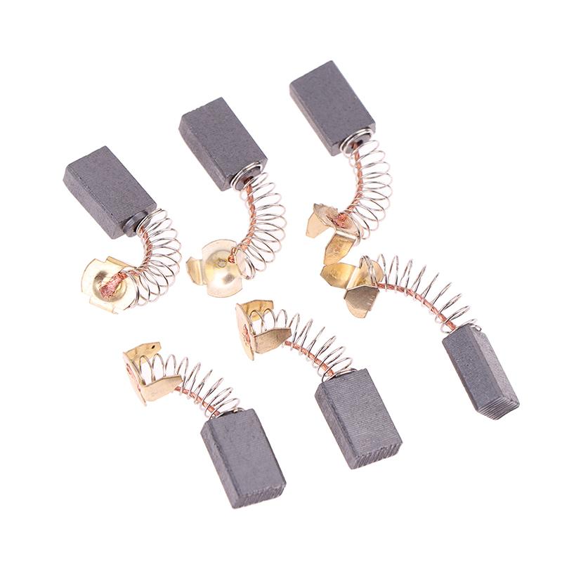 10Pcs Angle Grinder Carbon Brushes 6*10*17Mm Power Tool Motors Spare Parts