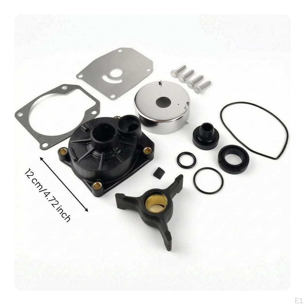 Water Pump Impeller Repair Kit Replacement with Housing Complete for Home Mechanics,
