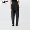 JNBY 2025 Spring Loose Tapered Wool Blend Casual Pants