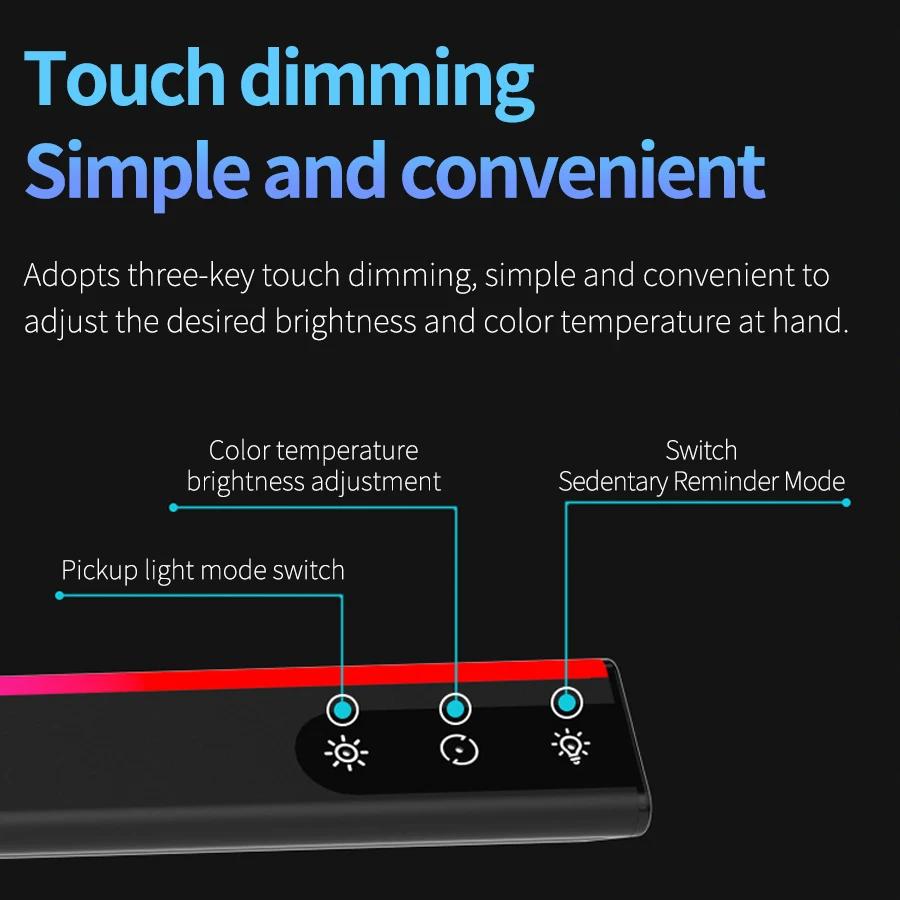 RGB Computer Monitor Light Internet Bar Gaming Office Computer Display Screen Lamp Sync to Music Reading Table Desk Lamp