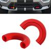 2PCS D-Ring Hook Tow Red For Ford Bronco Cover F150 2004-2024 Toyota Exterior