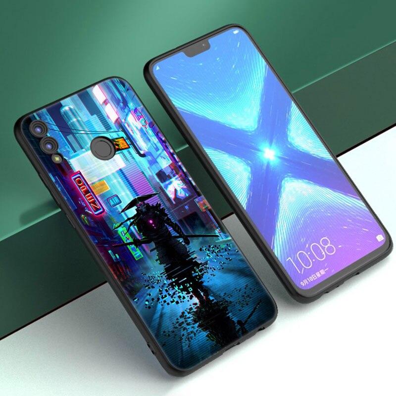 

Чехол для телефона Japanese Samurai для Huawei Honor 10X Lite 7A 7S 8A 8S 8C 8X 9A 9C 10i 20i 30i 20S 20E 9X Pro 10 8 Lite черный чехол Honor 10X Lite