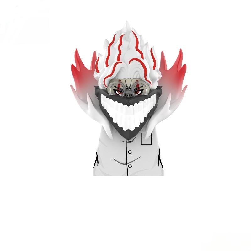 Odvážný Párty Stavební Blok Manga Obklopující Mužského Hrdinu Ekarlen Takakura Kenovy Hledající Vejce Figurky Sestavitelná Hračka Muž 17