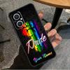 Lgbt Pride Personalised  Name Case For OPPO Reno 7 8 10 Pro 8T 2Z 4Z 5Z 6 Lite OPPO Find X6 Pro X2 X5 Lite X3 Neo Cover