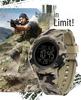 Sanda Youth Camouflage Luminous Multifunctional Waterproof Sports Watch