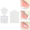 French Transparent Jelly Nail Art Stamper Polish Print Silicone Stamping Tools