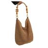 Summer Beach Bag, New Large Capacity Hollow Woven Shoulder Bag, Hand-held Straw Woven Tote Bag