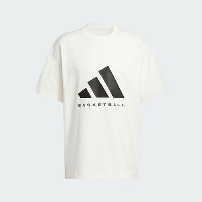 adidas Unisex Basketball ADIDAS SS TEE Short Sleeve T-Shirt JZ9528